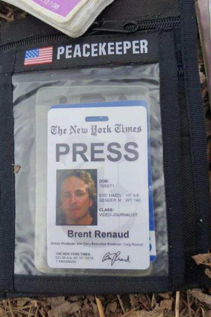 Tropas rusas matan al periodista Brent Renaud cerca de Kiev, seg&#xfa;n las autoridades ucranianas