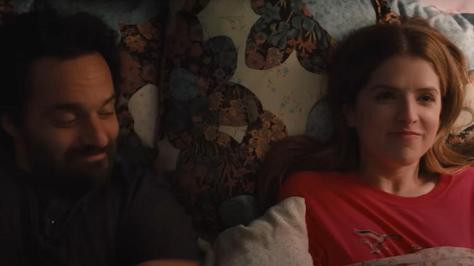 Jake Johnson and Anna Kendrick in Self Reliance