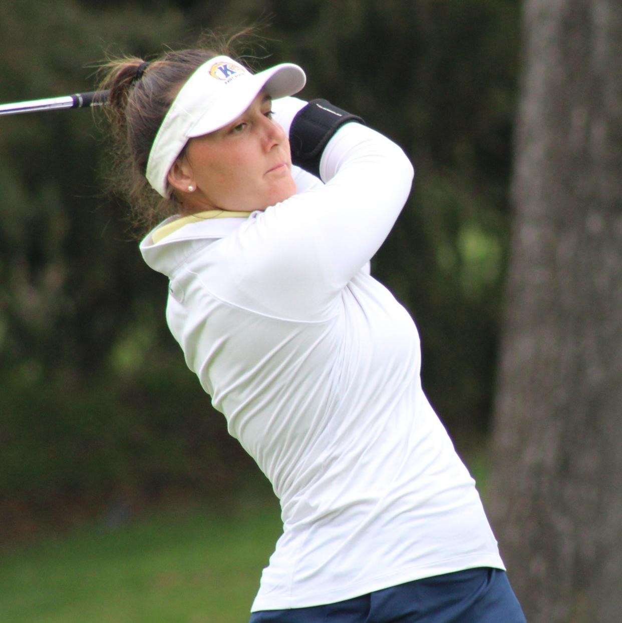 Senior Chloe Salort shot even-par 72 to lead Kent State in the second round of the MAC Championships on Saturday.
