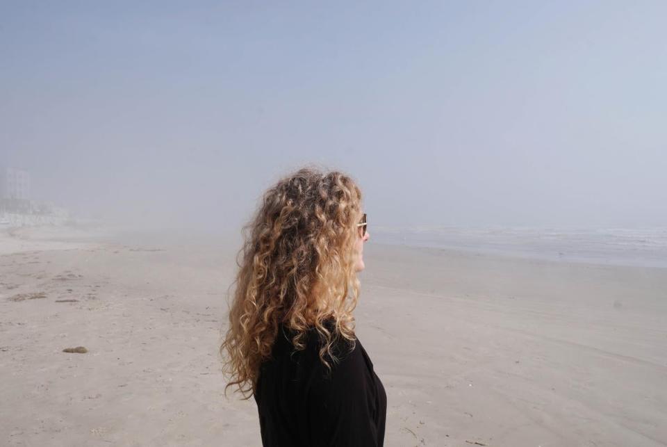 Flower Garden Banks National Marine Sanctuary Superintendent Michelle Johnston is pictured at Galveston Beach on Friday, Feb. 9, 2024, in Galveston, Texas. Johnston specializes in coral reef ecology and invasive species management.