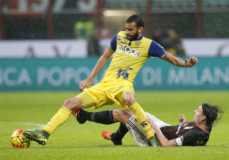 L’attaquant italien du Chievo Verone porte les couleurs du club depuis 16 ans et demi. (Photo Reuters)