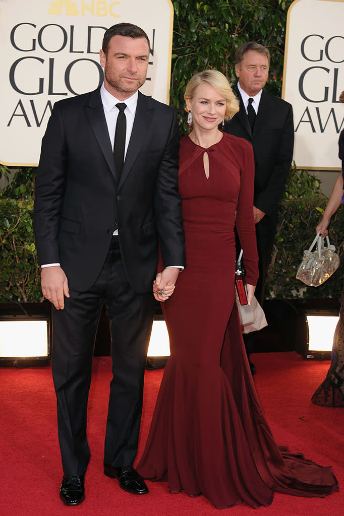 70th Annual Golden Globe Awards - Arrivals: Liev Schreiber and Naomi Watts