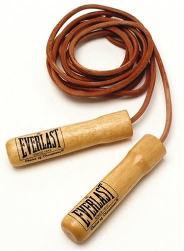 Fitness: Everlast Leather Weighted Jump Rope