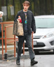 <p>Anwar Hadid grabs a juice and some groceries at Erewhon on a rainy L.A. day on Dec. 28.</p>