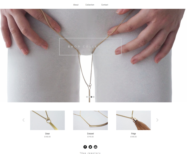 Company launches 'thigh gap' jewelry - but it's not what you think