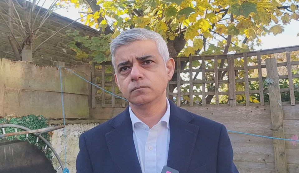 London mayor Sadiq Khan (Noah Vickers/Local Democracy Reporting Service)
