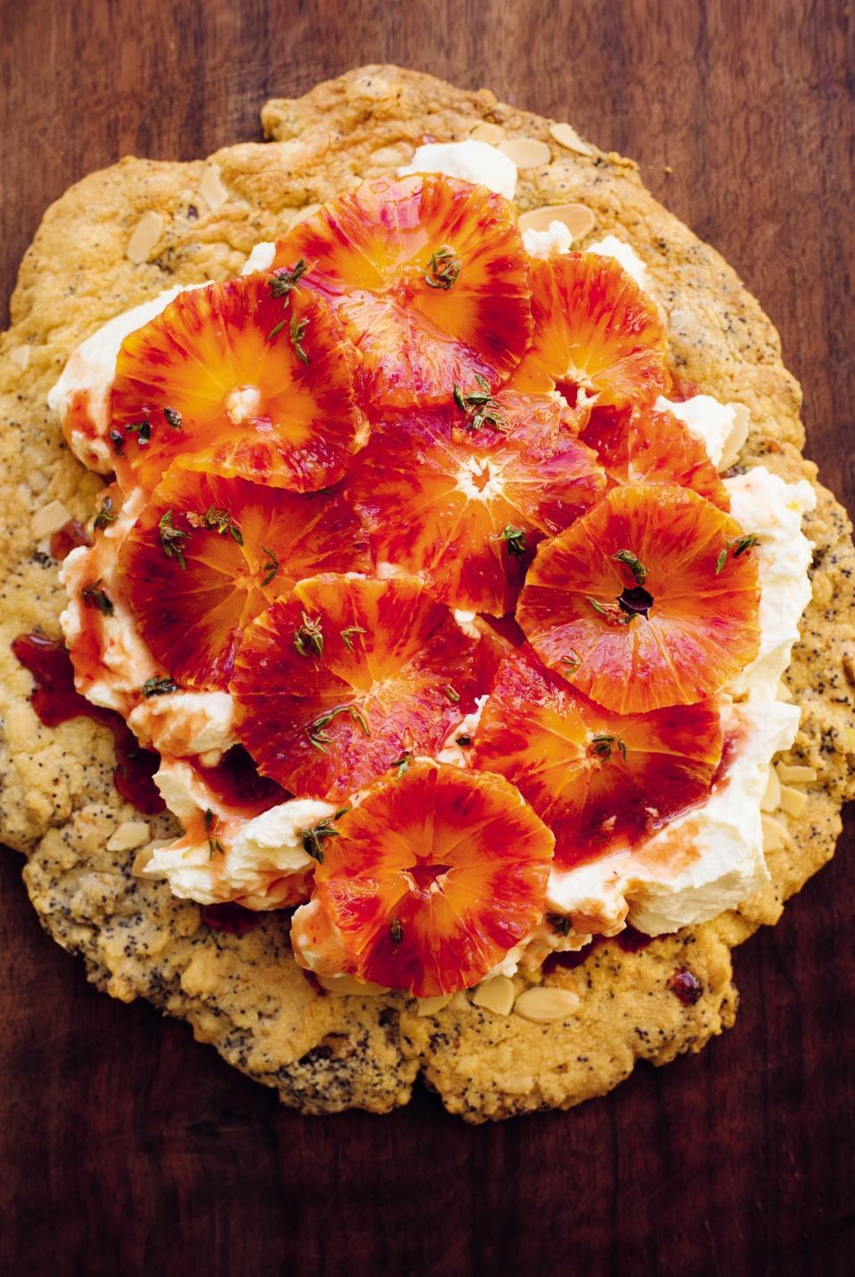 Yum and yum: Nigel Slater’s blood orange shortbread (Jonathan Lovekin)