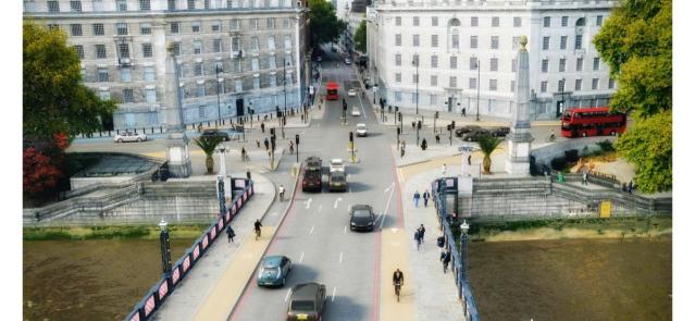 Lambeth bridge most dangerous junction in London for cyclists