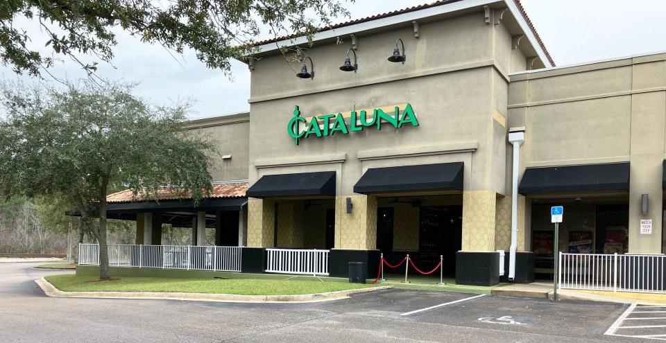 Cataluna Lounge & Tapas, pictured here on Dec. 3, 2023, is preparing to open at 8206 Philips Highway, Unit 38 on Jacksonville's Southside.