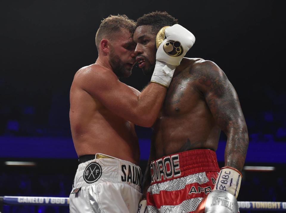 Saunders made his comeback with a win over Willie Monroe Jr in September (Getty)