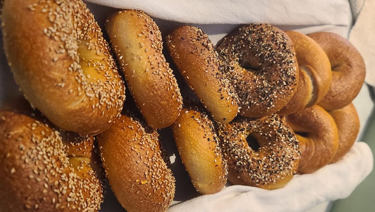 Bears Bagels makes up to 1,000 bagels daily in nine flavors.