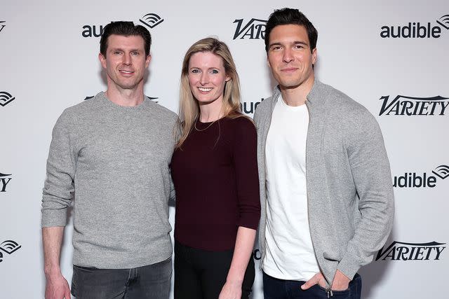 <p>John Salangsang/Variety/Getty</p> Matthew Reeve, Alexandra Reeve Givens and Will Reeve at the Variety Sundance Studio, Presented by Audible on January 20, 2024 in Park City, Utah.