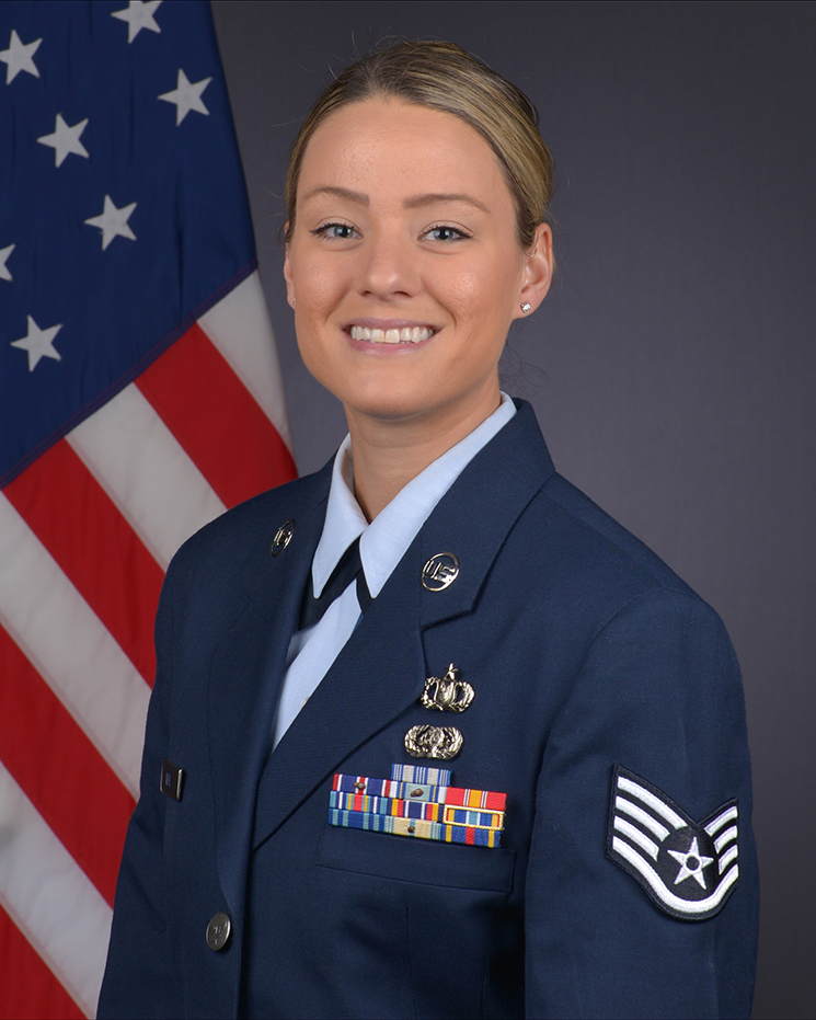 U.S. Air Force Staff Sgt. Sarah Neal is the recipient of the UA Online 2022 Legendary Service Award.