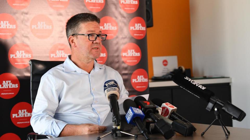 AFL Players' Association chief executive Paul Marsh says clubs would use a player’s drug history against them. Picture: AAP Image/James Ross