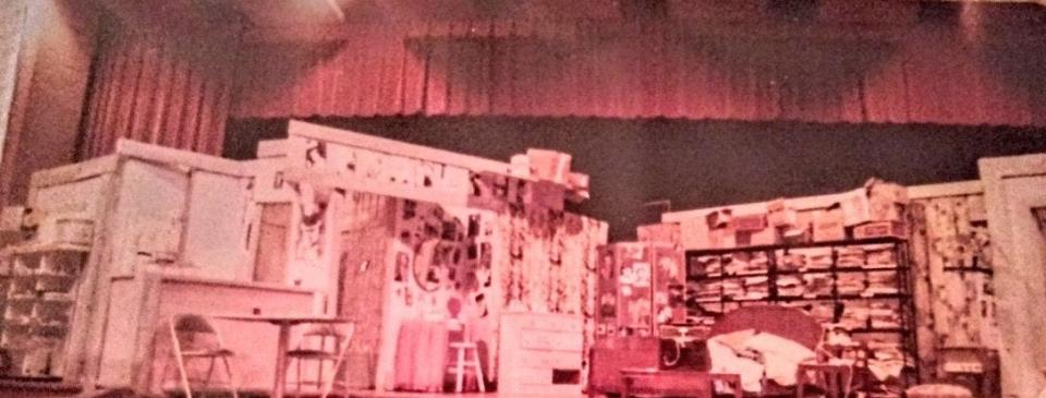 Set for "The Secret Affairs of Mildred Wild", AHS Summer Theatre '75