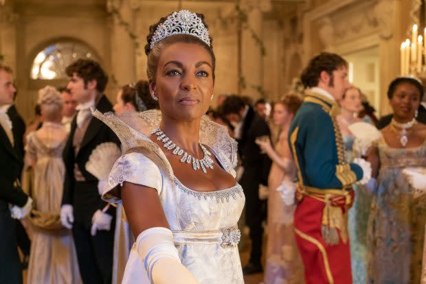Adjoa Andoh as Lady Agatha Danbury in "Bridgerton" on Netflix<p>Liam Daniel/Netflix</p>
