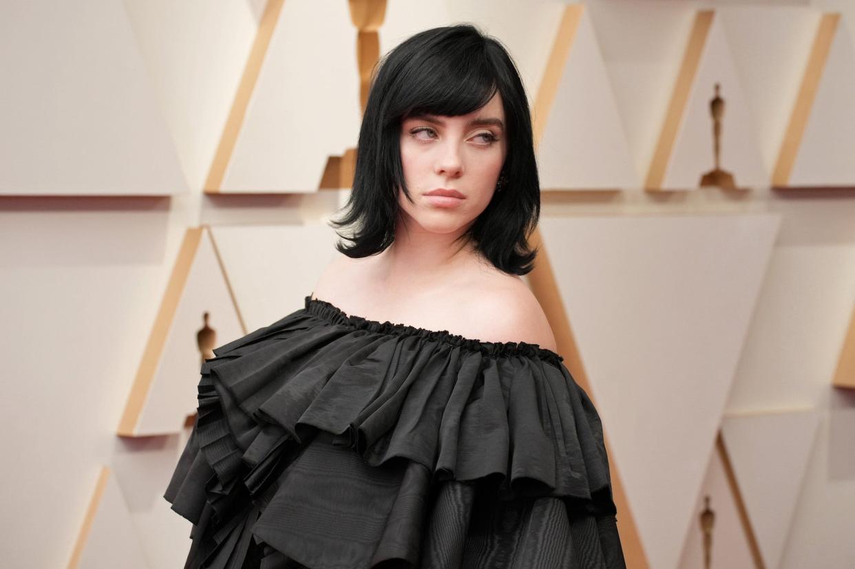 Billie Eilish attends the 94th annual Oscars on March 27, 2022.