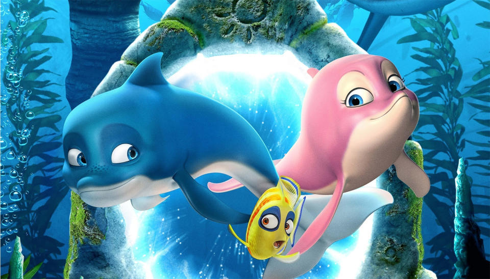 《海豚總動員》描述海底生物發現神奇拱門的冒險故事。（圖／高雄電影節）