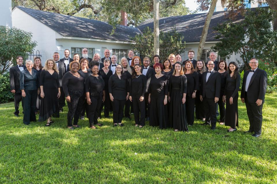 The Choral Artists of Sarasota is led by Artistic Director Joseph Holt, right.