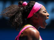 This, ladies and gentleman, is what is known as the Serena scream.