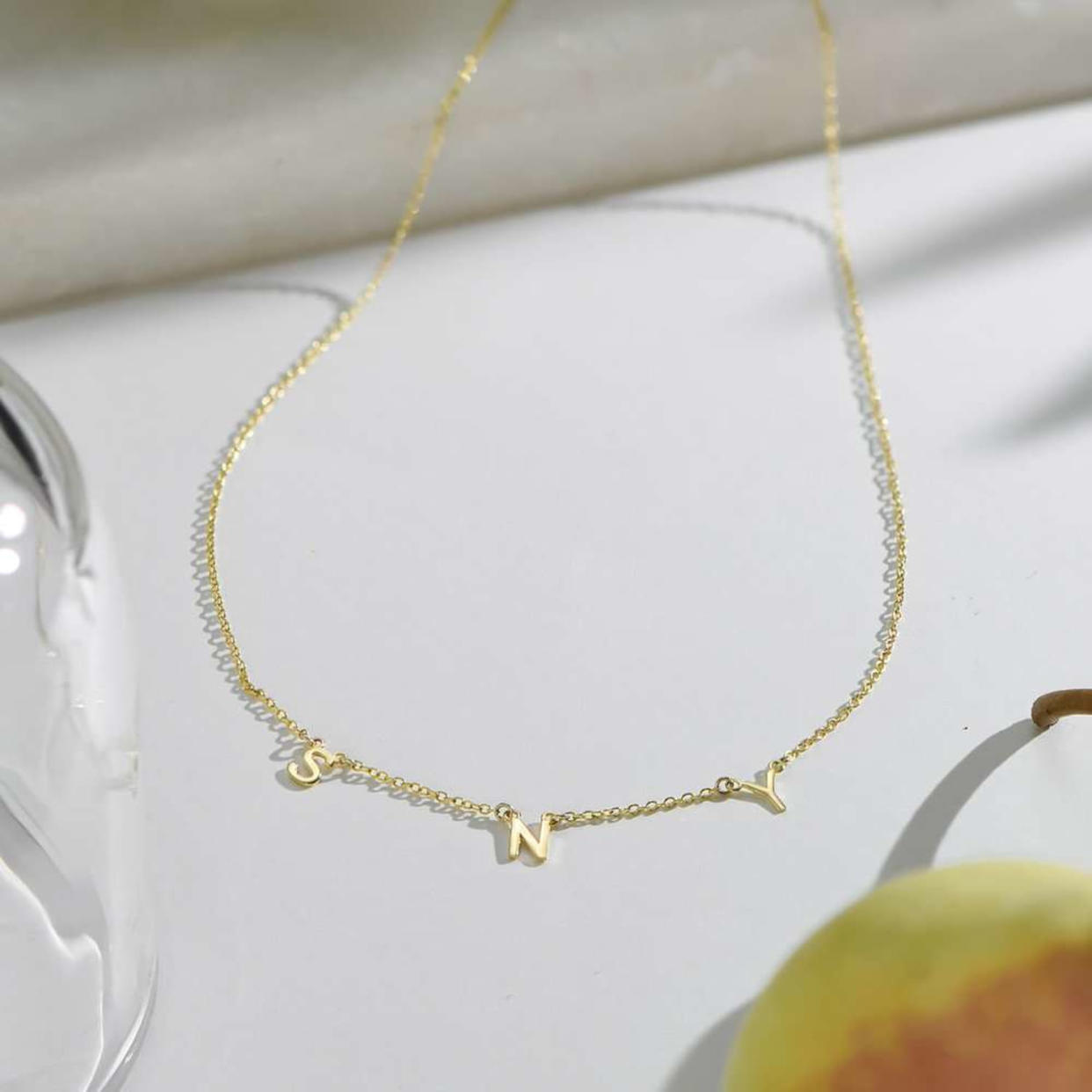 Oak & Luna Inez Initial Necklace (Oak & Luna / Oak & Luna)