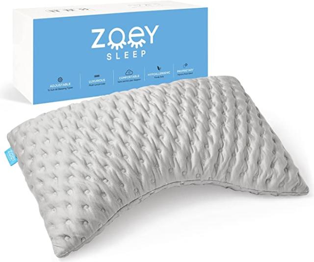 Groye Adjustable Neck Pillows for Pain Relief Sleeping, Enhanced