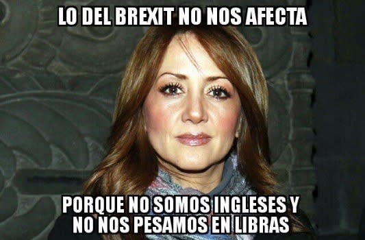  Así reaccionó la popular presentadora mexicana, Andrea Legarreta, cuando le preguntaron su opinión sobre el Brexit.