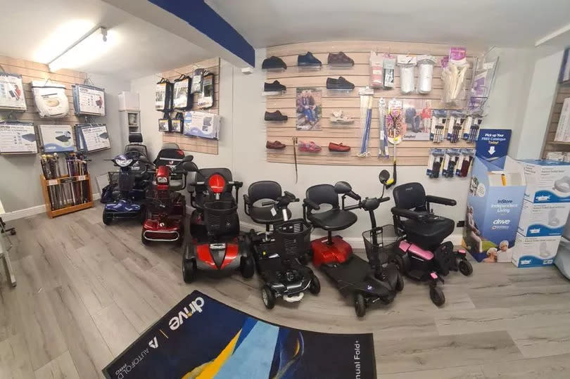 Some scooters at Prime Mobility