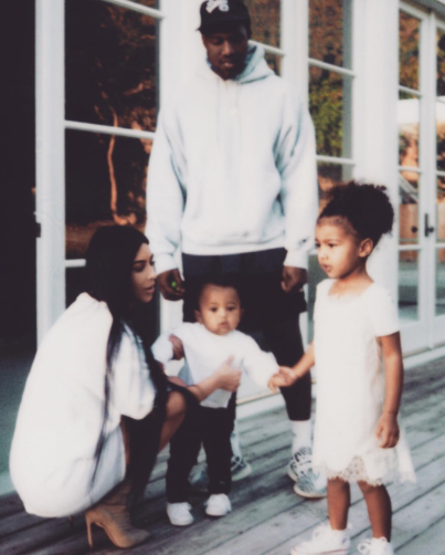 Kim y Kanye son los padres de Saint y North. Instagram