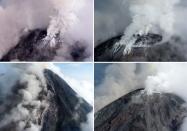 Según protección civil de Colima, el coloso ha registrado en las últimas horas derrumbes y flujo de lava resultado de la formación de un domo que ha crecido de manera acelerada. Foto: EFE