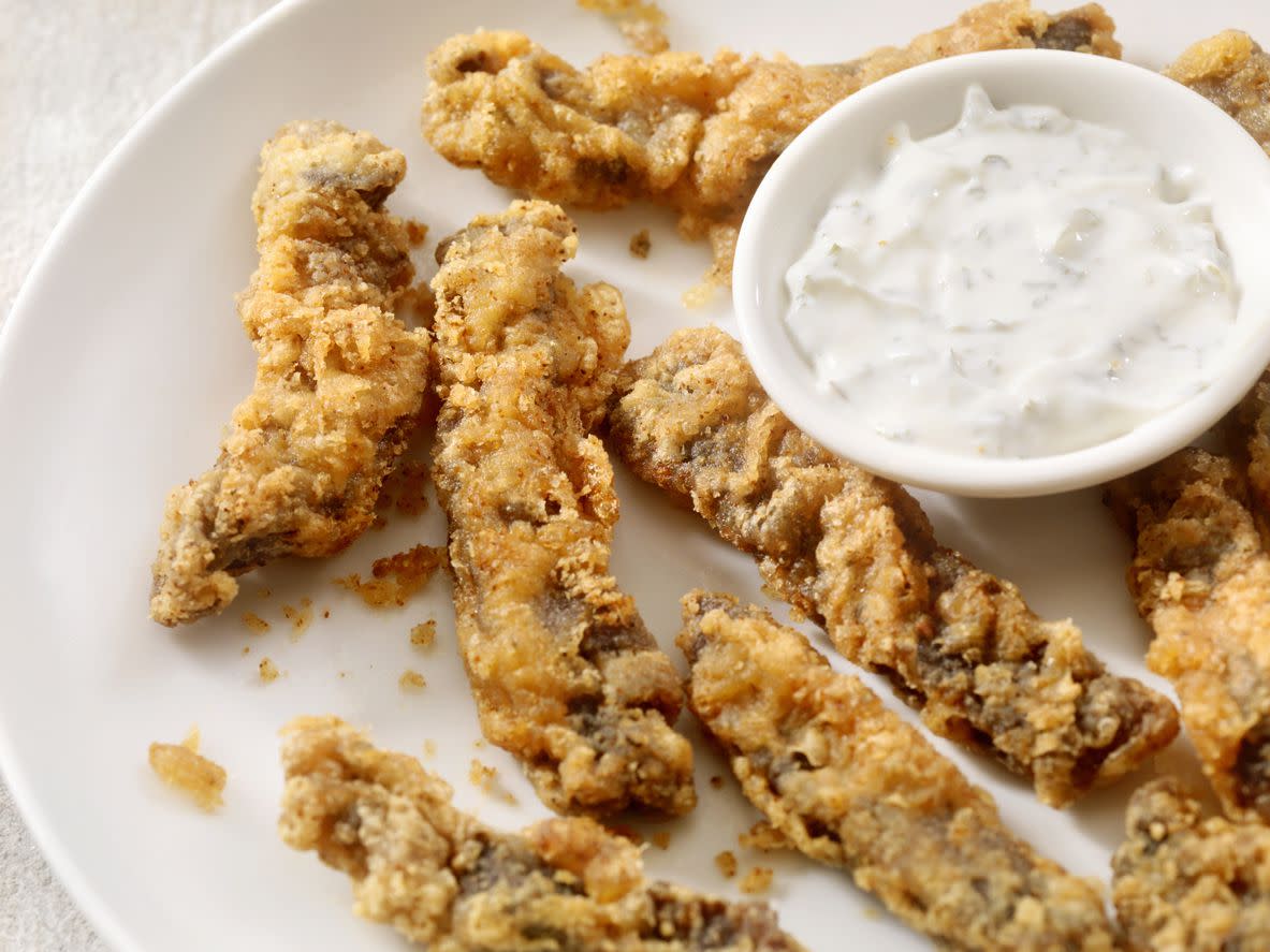 Steak Fingers with Dip