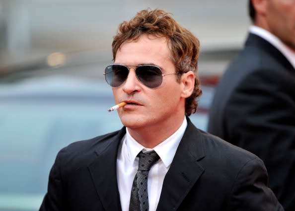 Actor Joaquin Phoenix attends 'The Master' Premiere during The 69th Venice Film Festival at the Palazzo del Cinema on September 1, 2012 in Venice, Italy. (Photo by Gareth Cattermole/Getty Images)