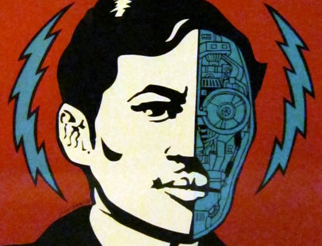 Detail from JP Cuison Cyborg Rizal Silkscreen (Photo courtesy of Yuchengco Museum)