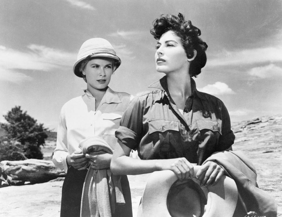 Grace Kelly and Ava Gardner in Mogambo (Bettmann Archive)