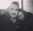 <p>Jealous! Not only does Leah Remini get to work and be best friends with Jennifer Lopez, now she’s snuggling up to Milo Ventimiglia! “Such a nice guy, this one!” she captioned this black-and-white shot with the <em>This Is Us</em> star. The new friends are currenting shooting J.Lo’s flick, <em>Second Act</em>, in New York City. (Photo: <a rel="nofollow noopener" href="https://www.instagram.com/p/BbNZYjAj2ji/?taken-by=leahremini" target="_blank" data-ylk="slk:Leah Remini via Instagram;elm:context_link;itc:0;sec:content-canvas" class="link ">Leah Remini via Instagram</a>) </p>