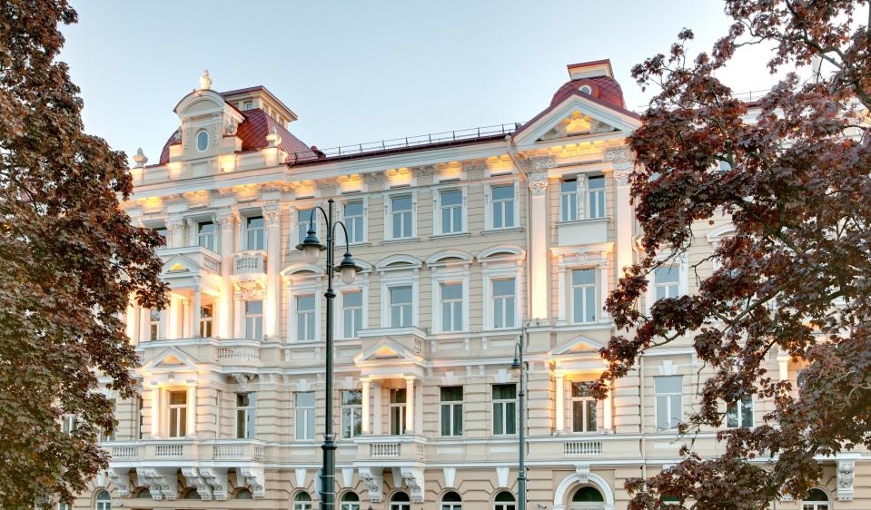 The Kempinski Vilnius appeals to visitors with more traditional taste.