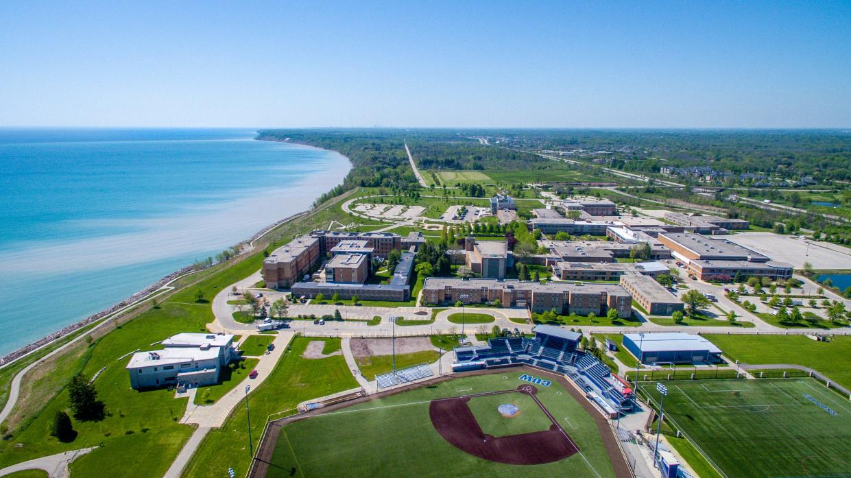 Concordia University Wisconsin is based in Mequon. The campus lines the shore of Lake Michigan.
