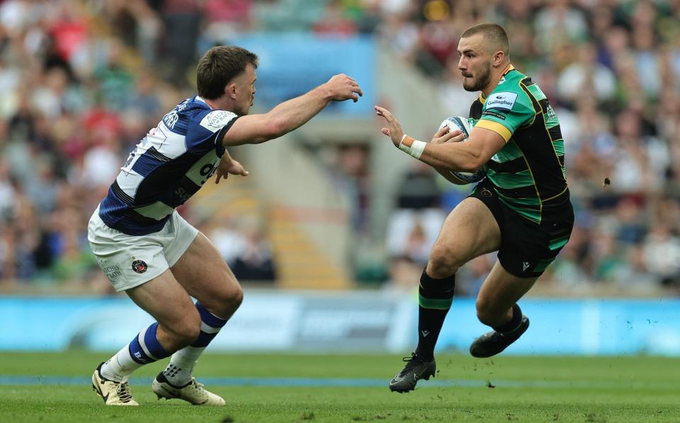 Ollie Sleightholme of Northampton Saint/Ollie Sleightholme: I put on a stone and a half in four weeks, but I couldn't play rugby heavy