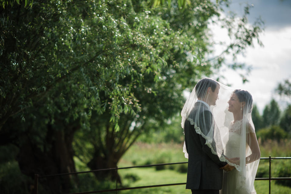 Alistair and Anyssa on their wedding day. (Brian Hatton)