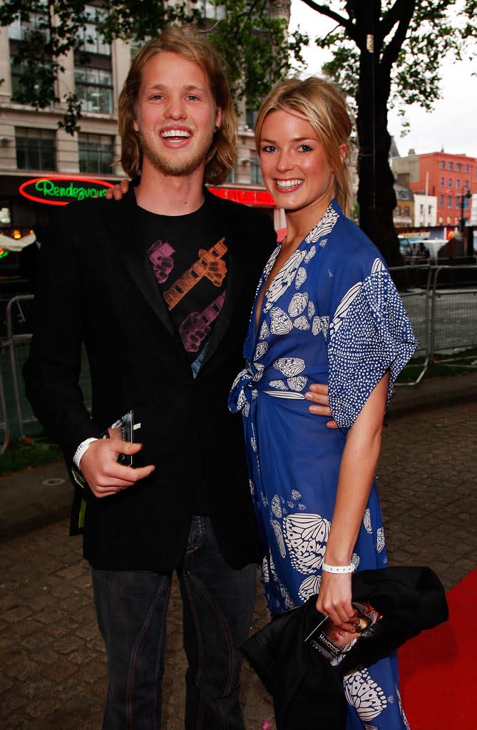 Hancock London Premiere 2008 Sam Branson Isabella Calthorpe