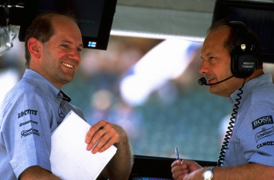 Newey tasted success with Williams and McLaren in the 1990s (Getty Images)