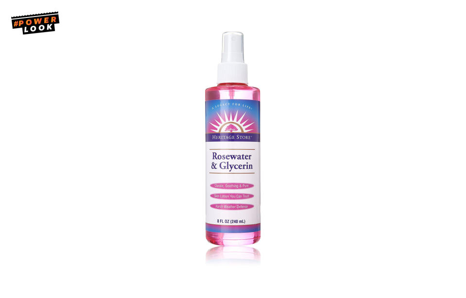 <p>“I am a chronic spritzer and keep many spritzes around me at all times. I love one from Heritage Store. It’s a rosewater glycerin spray and it immediately plumps up my skin. Much needed after being locked indoors in intense air conditioning.” <em><a rel="nofollow noopener" href="https://www.instagram.com/seoulcialite/" target="_blank" data-ylk="slk:David Yi,;elm:context_link;itc:0;sec:content-canvas" class="link ">David Yi,</a> Very Good Light Founder and Editor </em><br> Heritage Store Rosewater & Glycerin, 8 Ounce, <a rel="nofollow noopener" href="https://www.amazon.com/Heritage-Store-Rosewater-Glycerin-Ounce/dp/B001U2BUJW?th=1" target="_blank" data-ylk="slk:$9;elm:context_link;itc:0;sec:content-canvas" class="link ">$9</a><br><a rel="nofollow noopener" href="http://amazon.com" target="_blank" data-ylk="slk:amazon.com;elm:context_link;itc:0;sec:content-canvas" class="link ">amazon.com</a> </p>