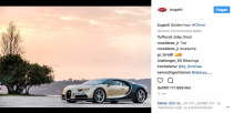 <p>Knapp darüber liegt der Elsässer Autobauer Bugatti, mit 4,2 Millionen Followern.<br> (Bild: instagram.com/bugatti) </p>