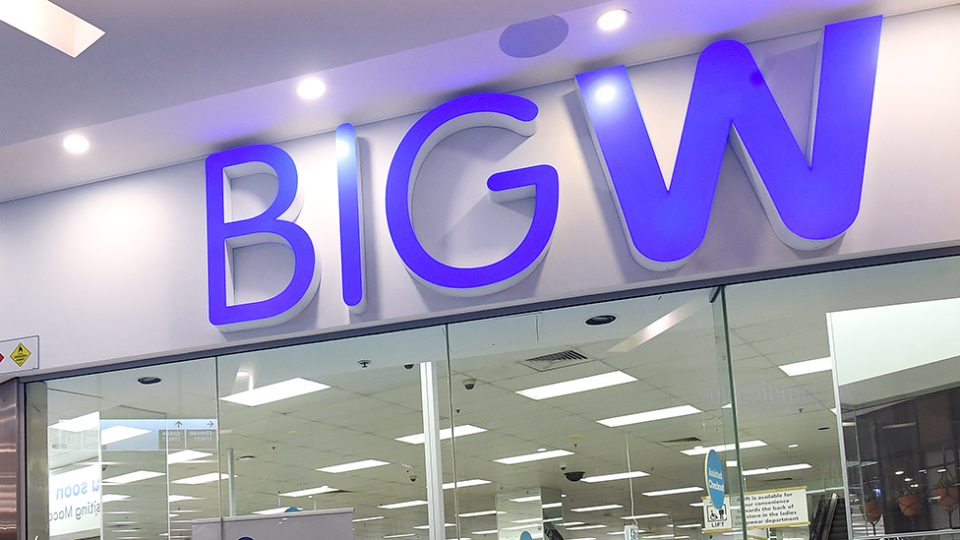 Big W store sign image