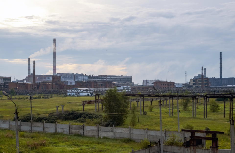 Planta abandonada de Usolyekhimprom en Siberia (Vladimir Baikalsky\TASS via Getty Images)