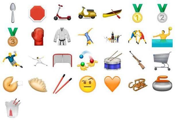 More of the new emojis released today. Source: Emojipedia