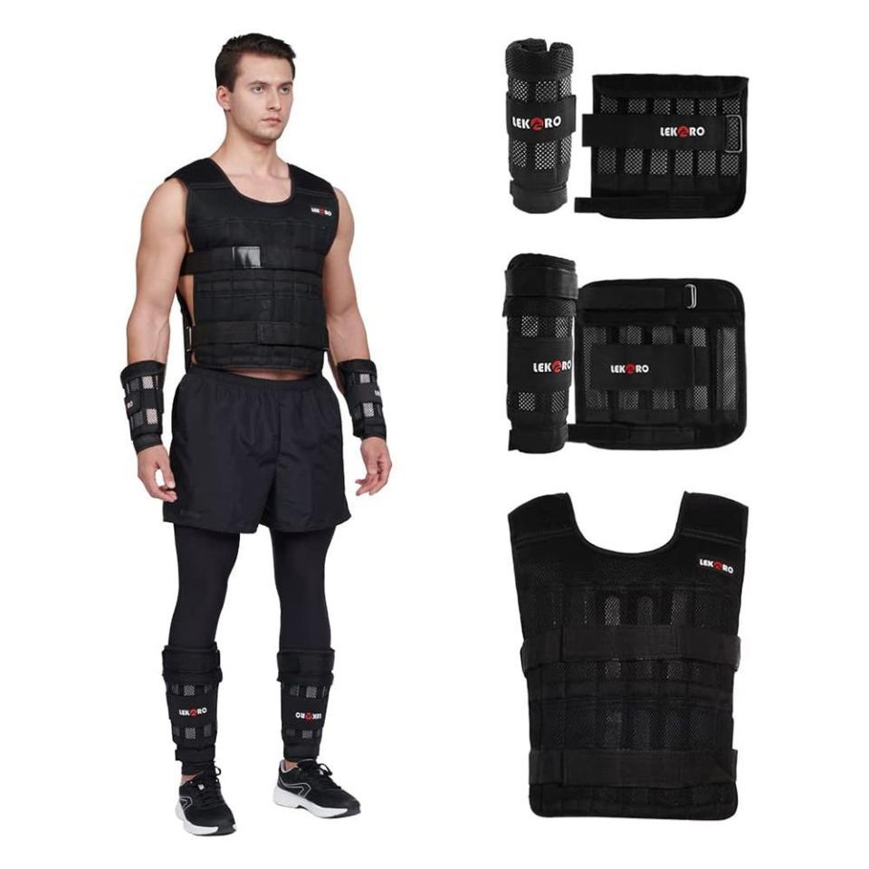 7) Lekäro Adjustable Weighted Vest Set