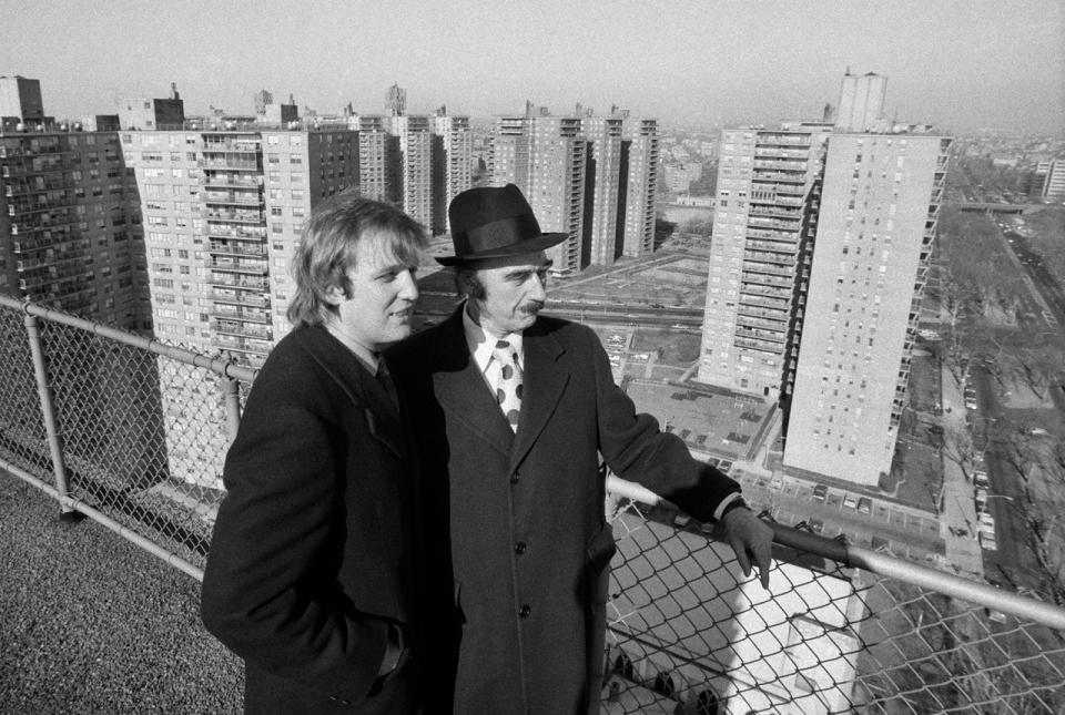 Father and son, surveying a part of their real estate empire. (Photo: Barton Silverman/The New York Times via Redux)