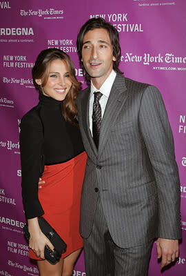 Elsa Pataky and Adrien Brody at the New York Film Festival premiere of Fox Searchlight's The Darjeeling Limited