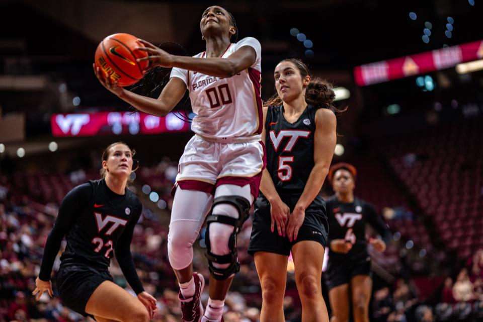 Florida State women's basketball defeated Virginia Tech, 89-81, on Jan. 14, 2024 at the Donald L. Tucker Civic Center.